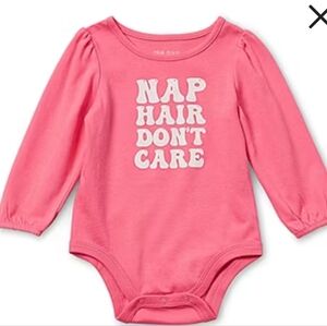 Baby girl graphic long-sleeve Onsie